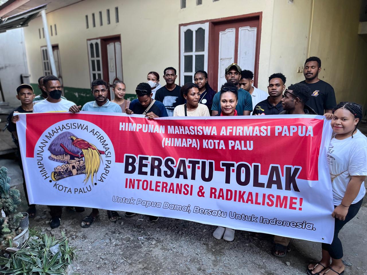 Tolak Intoleransi dan Radikalisme, Himpunan Mahasiswa Afirmasi Papua Kota Palu Serukan Persatuan Untuk Papua Damai